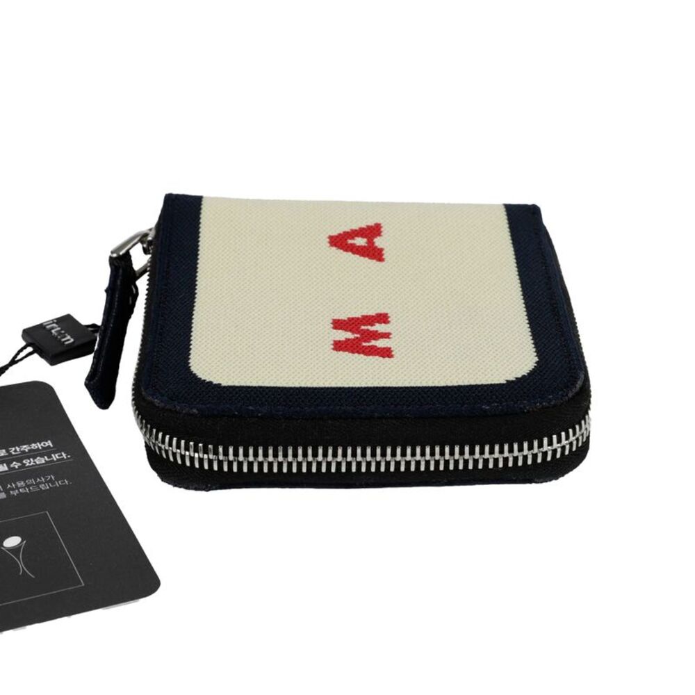 Logo Knit Zipper Wallet - Picture 4 of 9